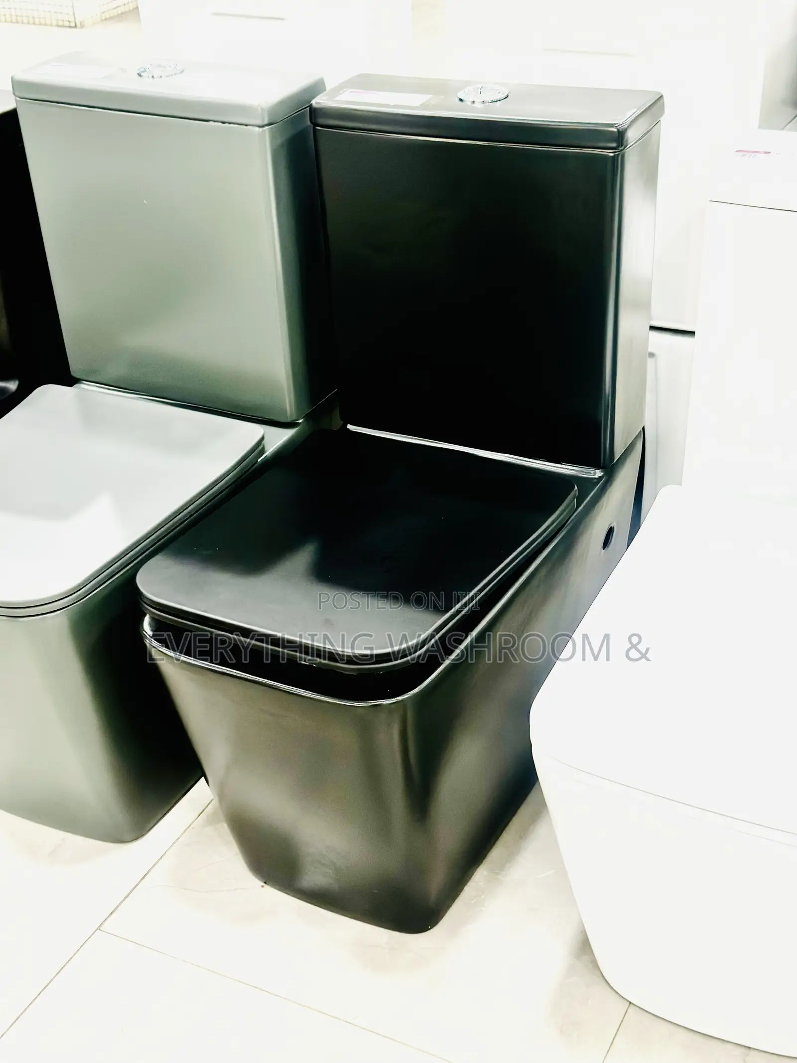 Matt Black Water Closet_black Wc