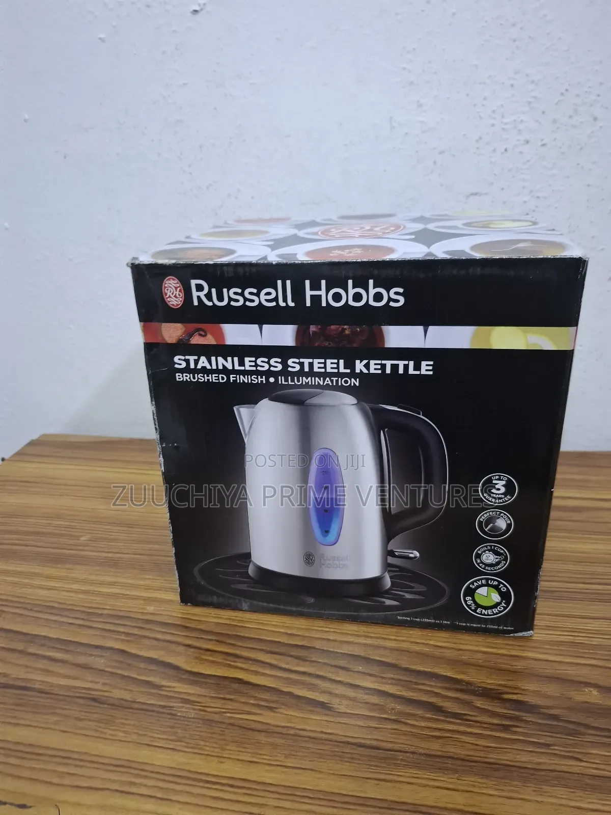 Russell Hobbs 1.7l Rush Finish Stainless Steel Kettle From Uk