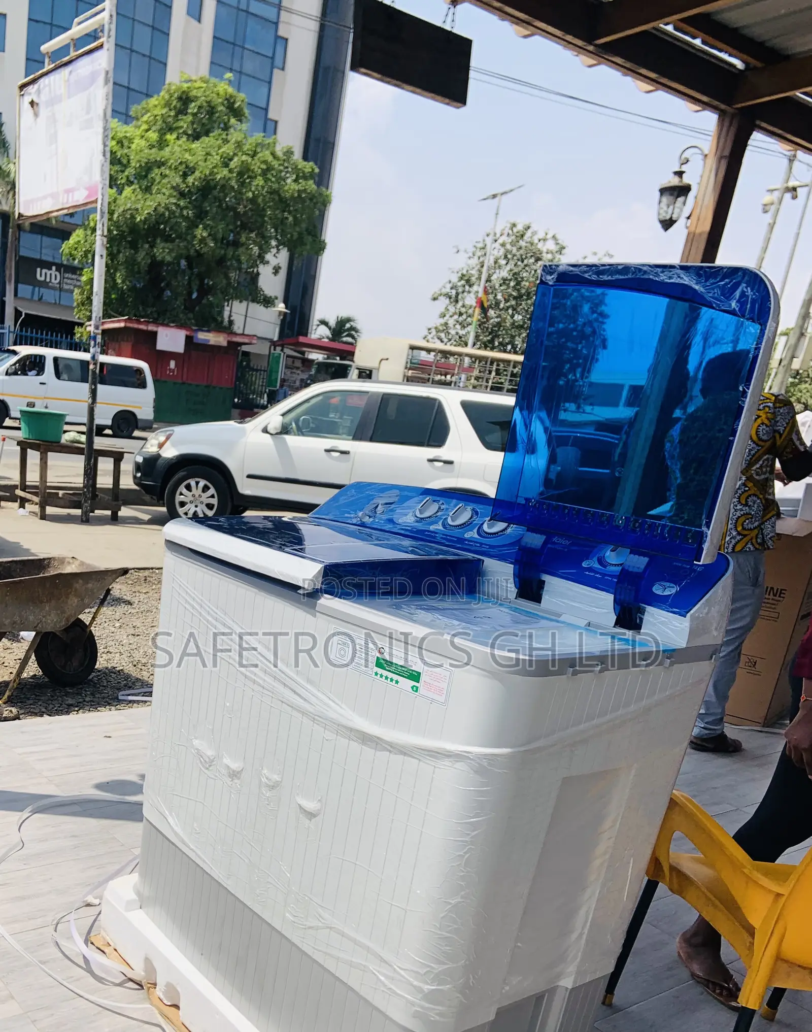 Authentic Clean Topload 18kg Semiauto Twintub Haier Washer