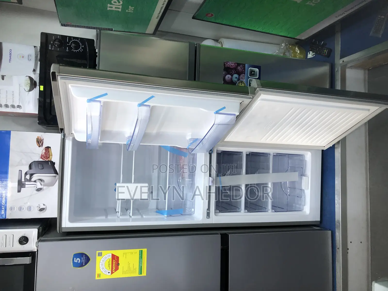 Sharp Cooling Pearl Bottom Freezer 142 Liters Available