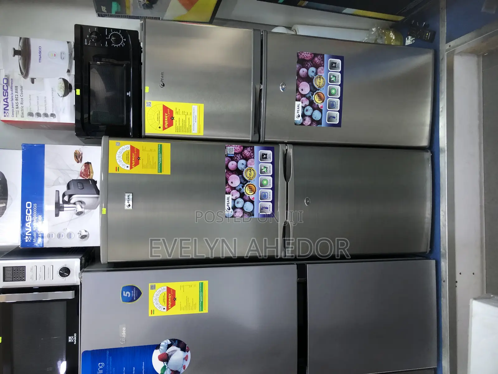 Sharp Cooling Pearl Bottom Freezer 142 Liters Available