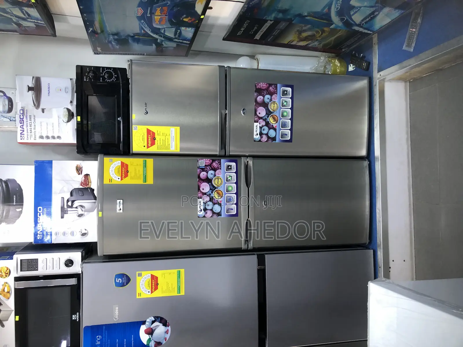 Sharp Cooling Pearl Bottom Freezer 142 Liters Available