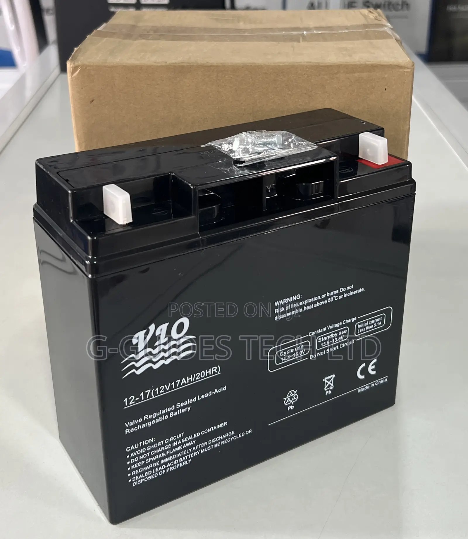 12v 17ah Ups Battery, Vio 12v 17ah Sealed Lead-Acid Battery