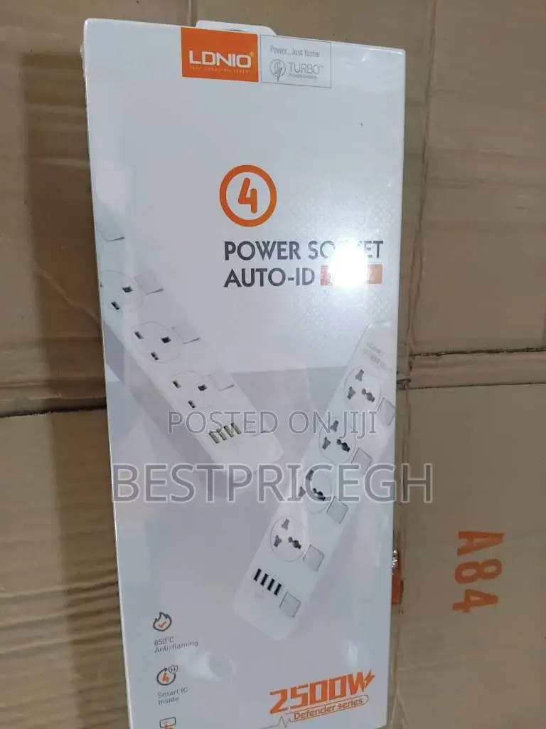 Ldnio Fast Charging Expert 25000w 6usb 4 Power Socket