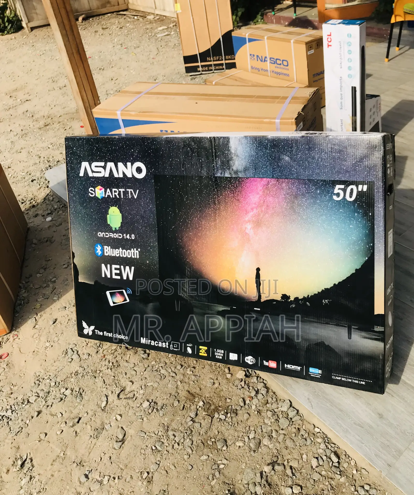 Check Out Asano 50 Inch Uhd Smart Television.