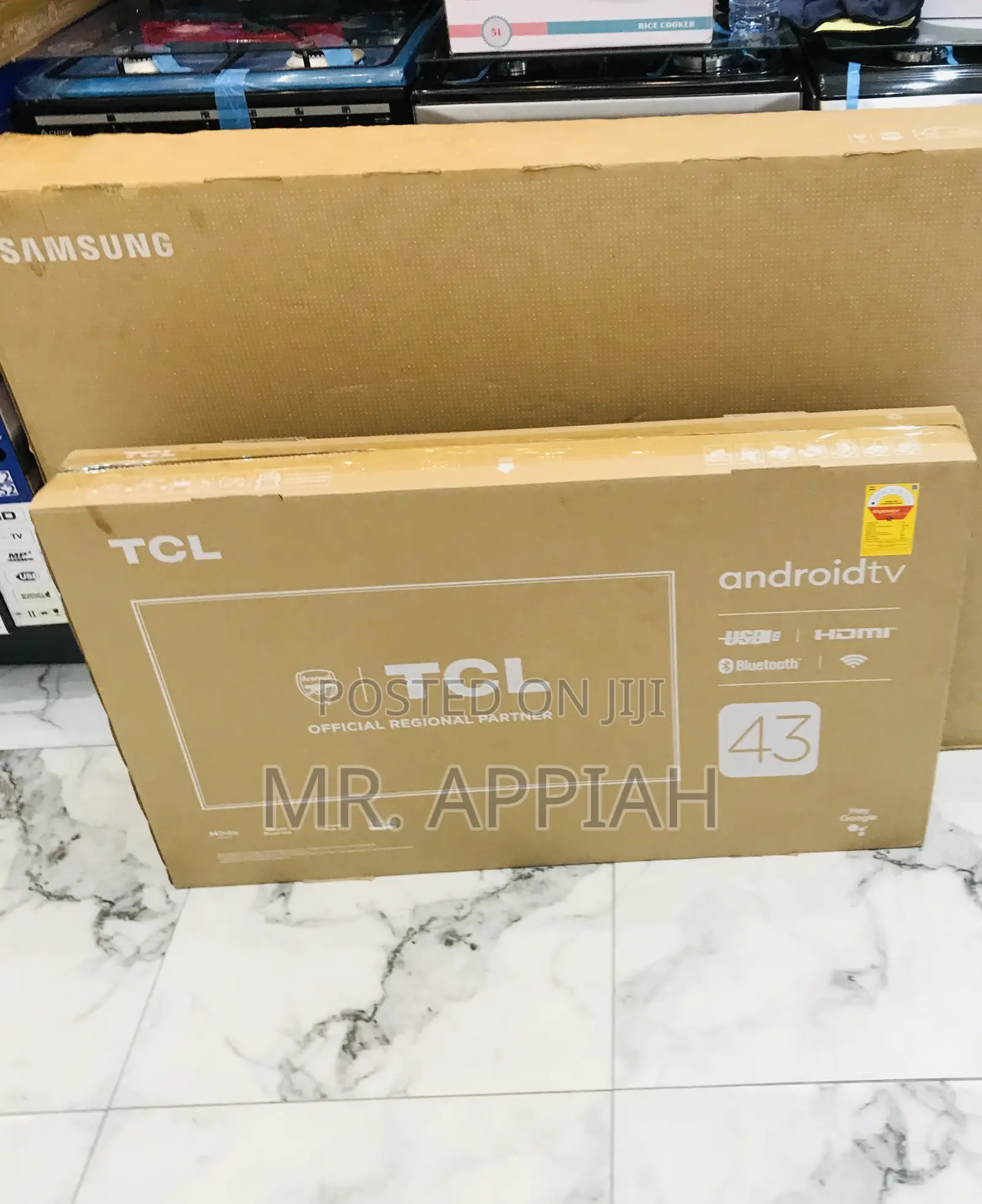 Powerful and Wonderful TCL 43s4500 43” HDR Smart Tv.