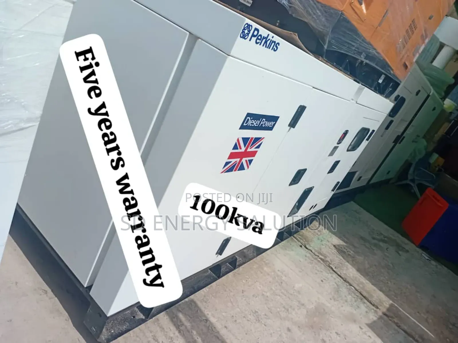Instant Energy 100kva 100kw Perkins Diesel Plant