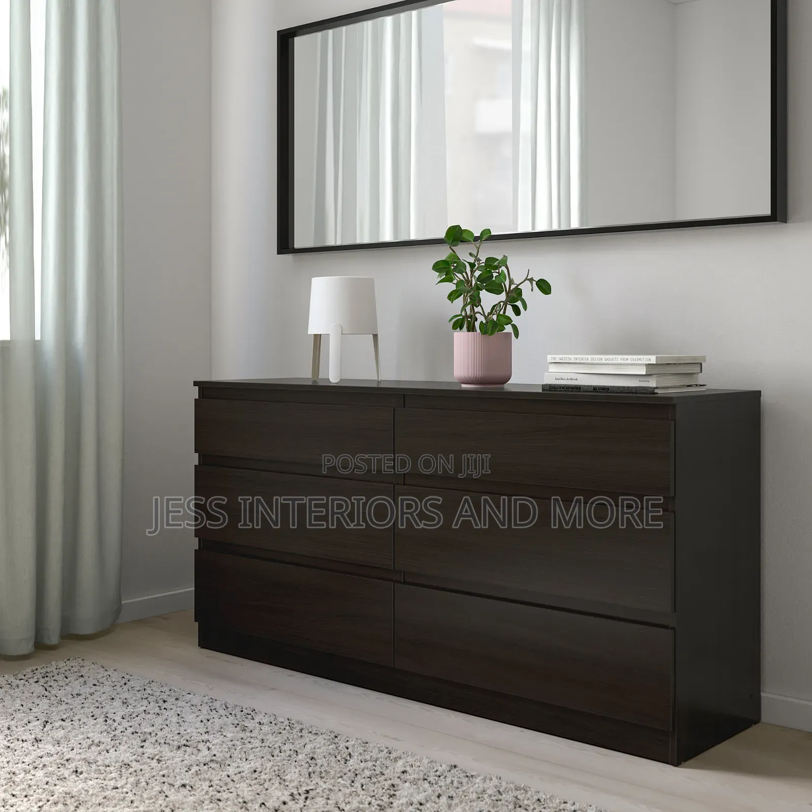 Chest of 6 Drawers(Brown)