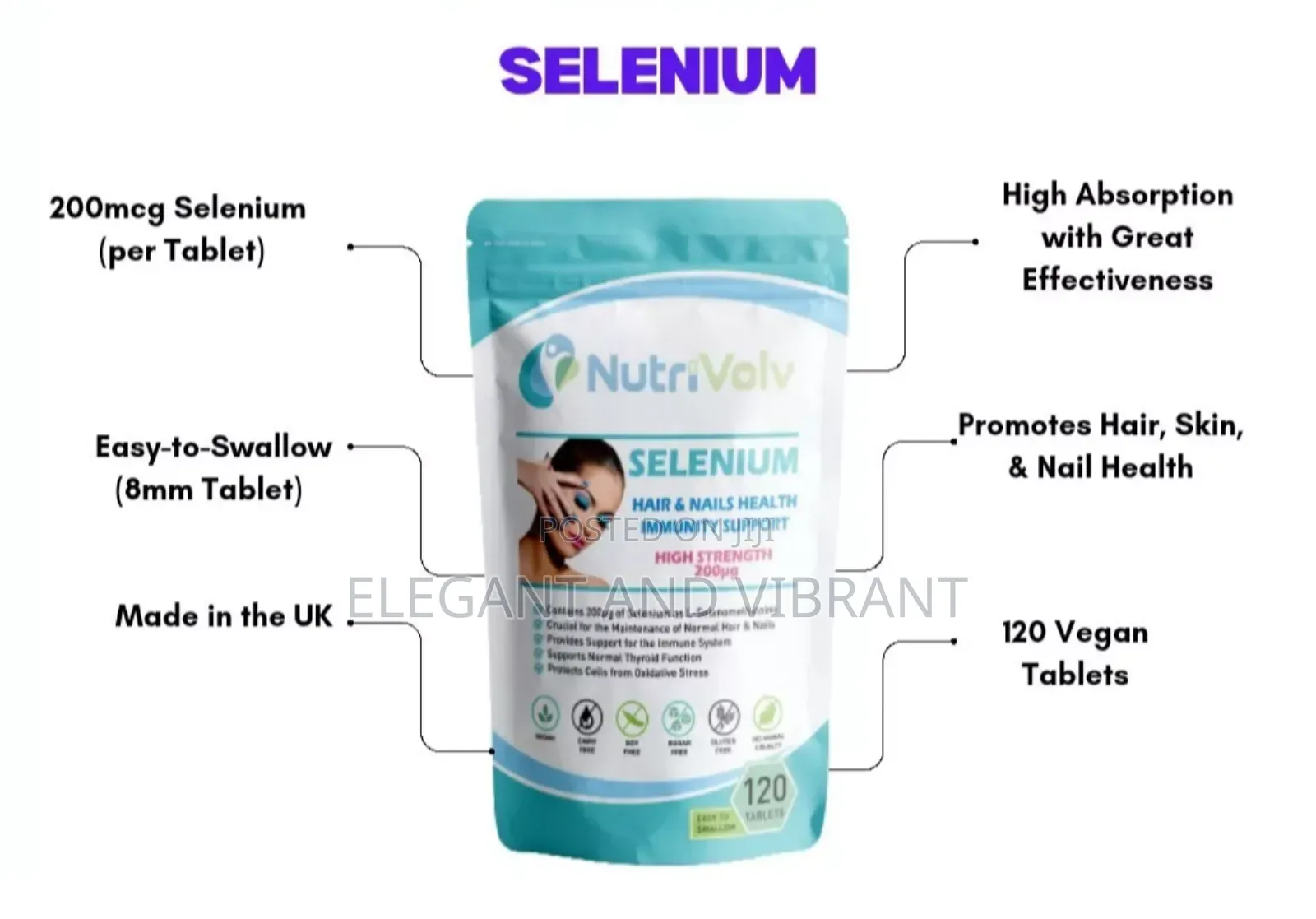 Selenium 200mcg Hairskin Nail Health-Immune Thyroid Support