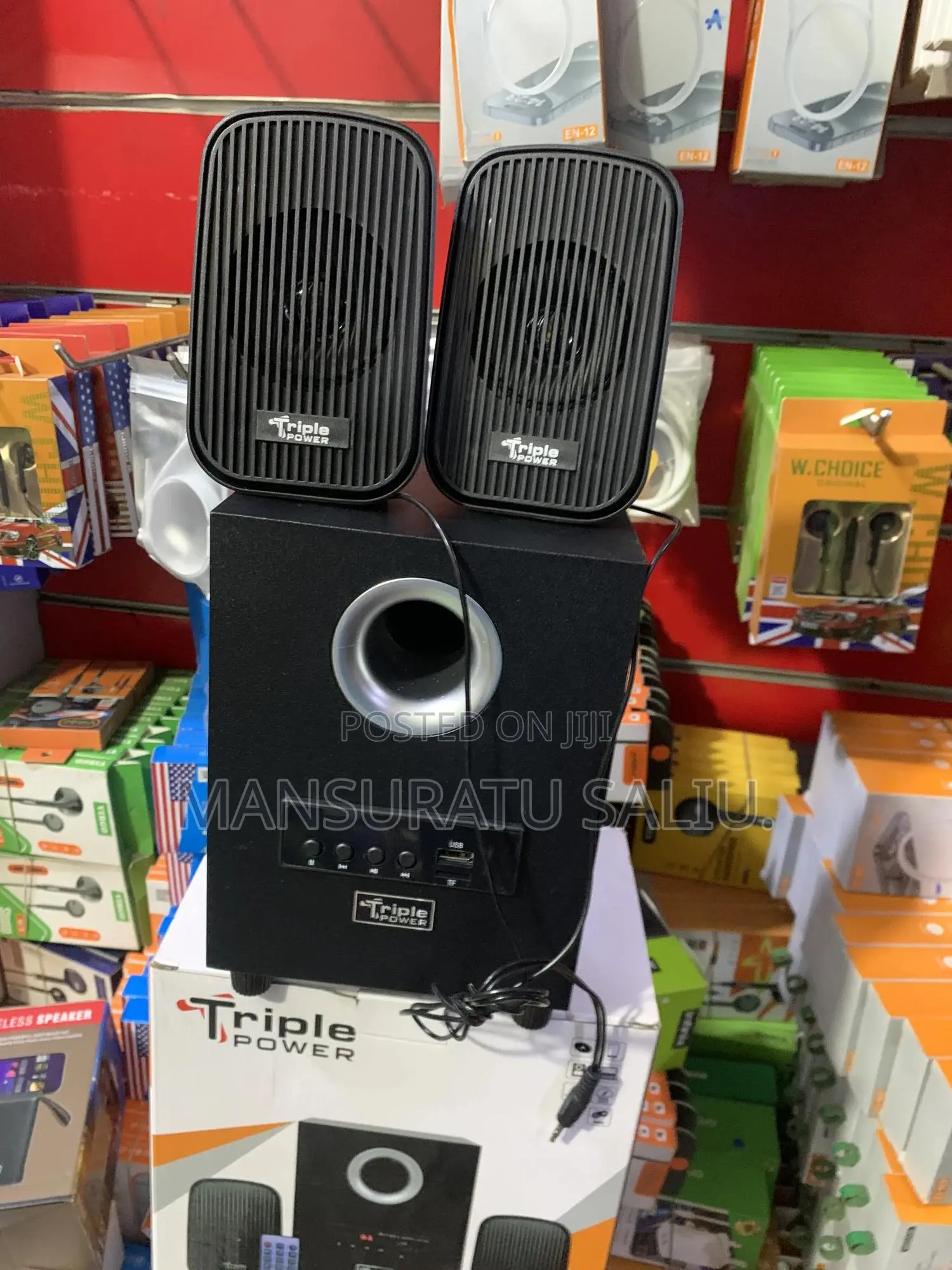 Triple Power Multimedia Speaker Led Display C10