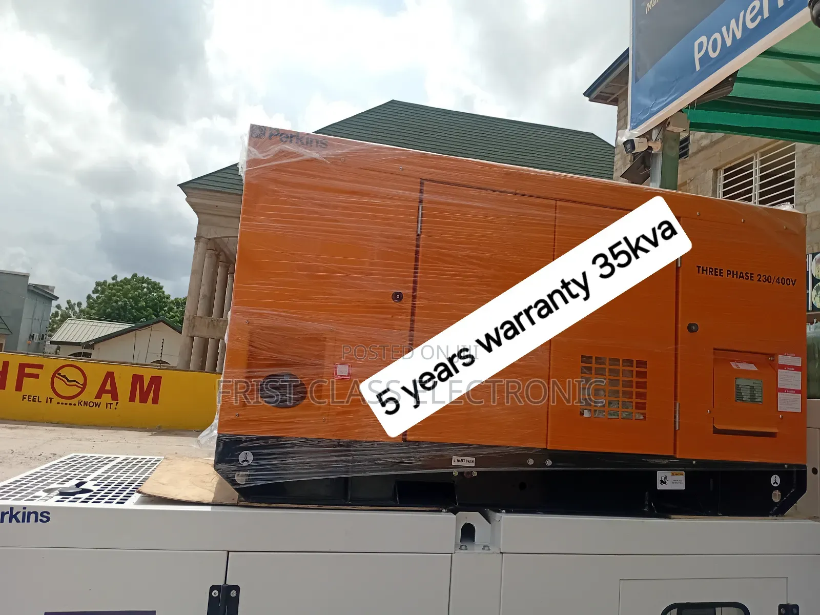 Exclusive Deal 35kva Silent Disel Big Plant Generator