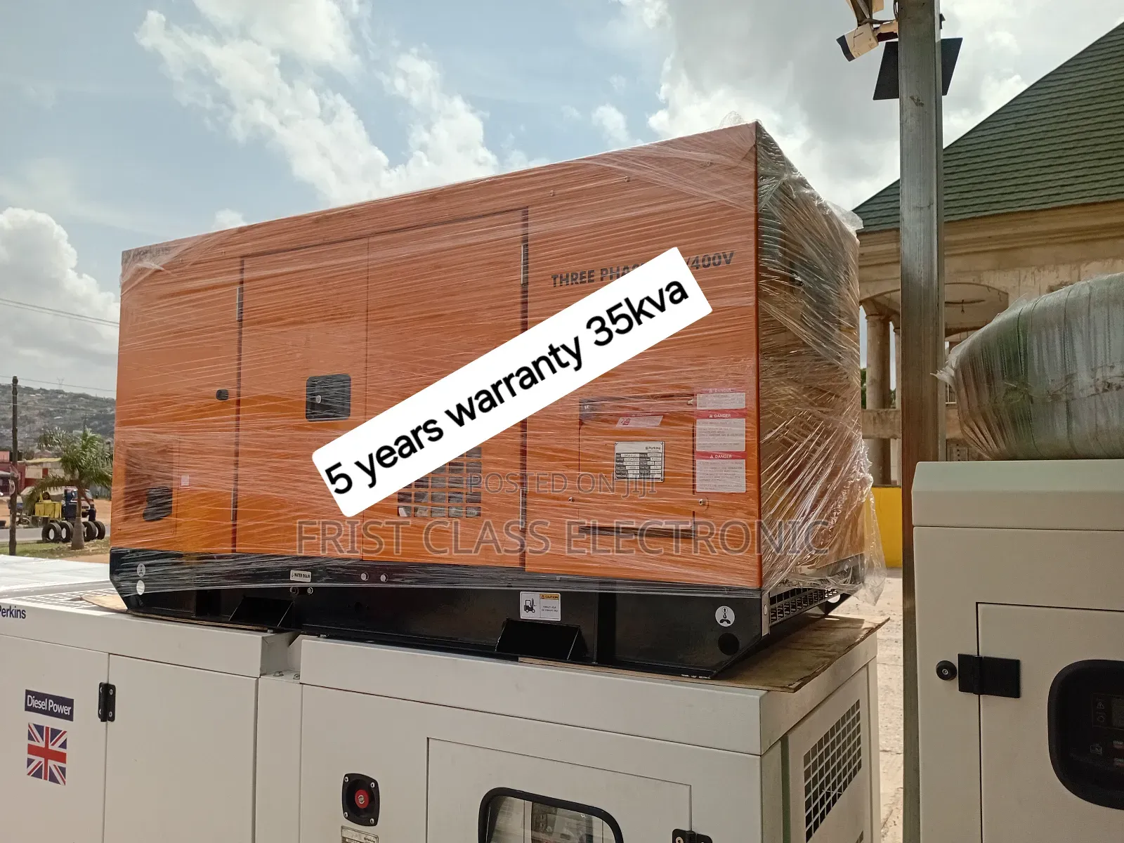 Hybrid Power Supply 35kva Silent Diesel Generator