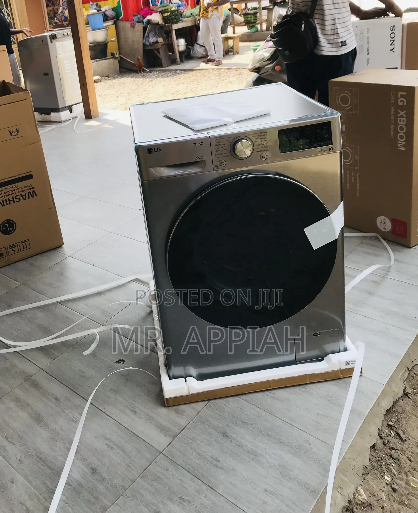 Choose Premium Lg 10.5.7kg Fully Auto Washing Machine.