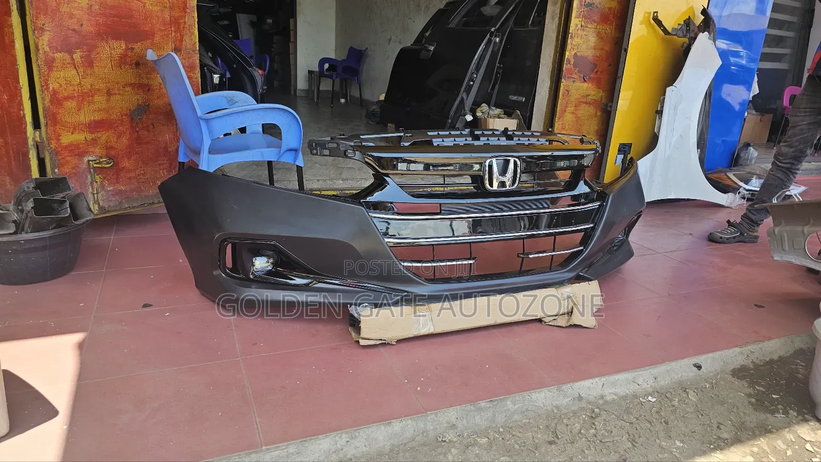 Honda Accord 2022 Black Edition With Headlight Crome Complet