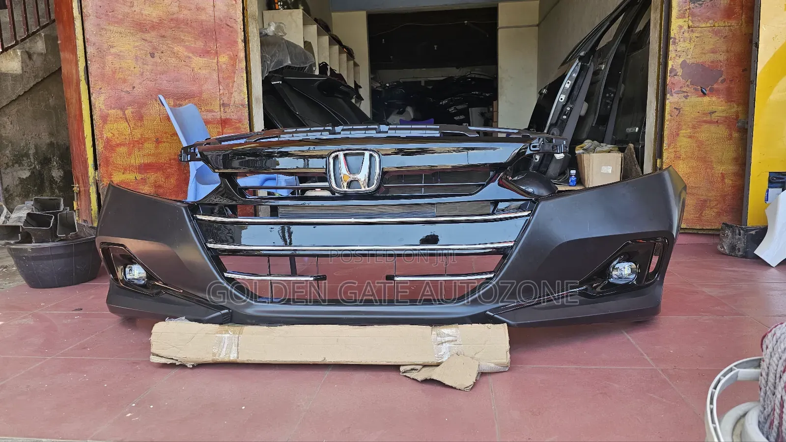 Honda Accord 2022 Black Edition With Headlight Crome Complet