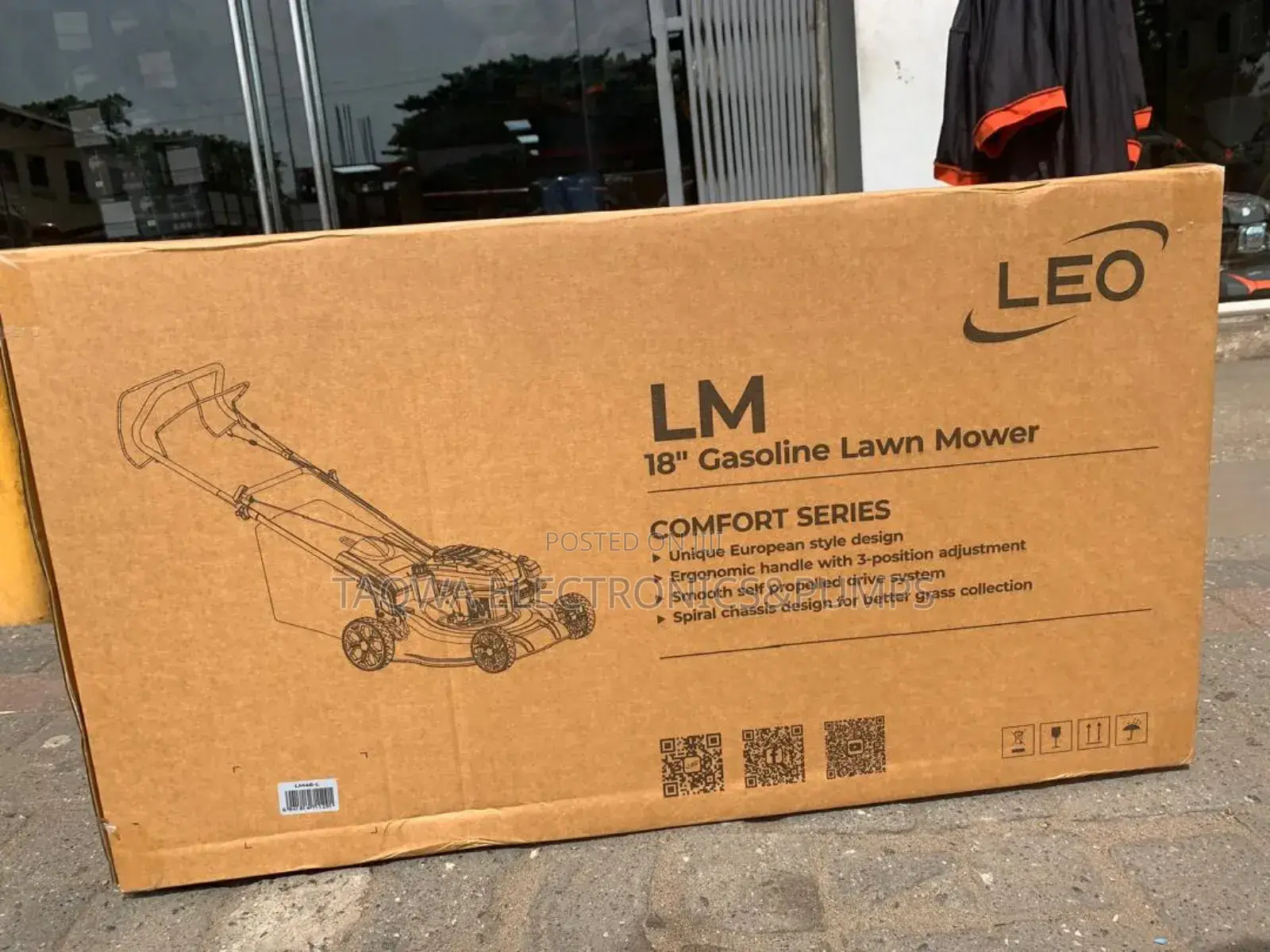 Spiral Chassis 4hp Leo Lawn Mower