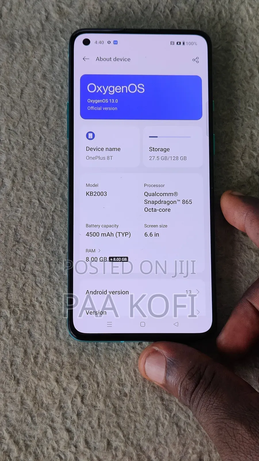 OnePlus 8T 128 GB Green