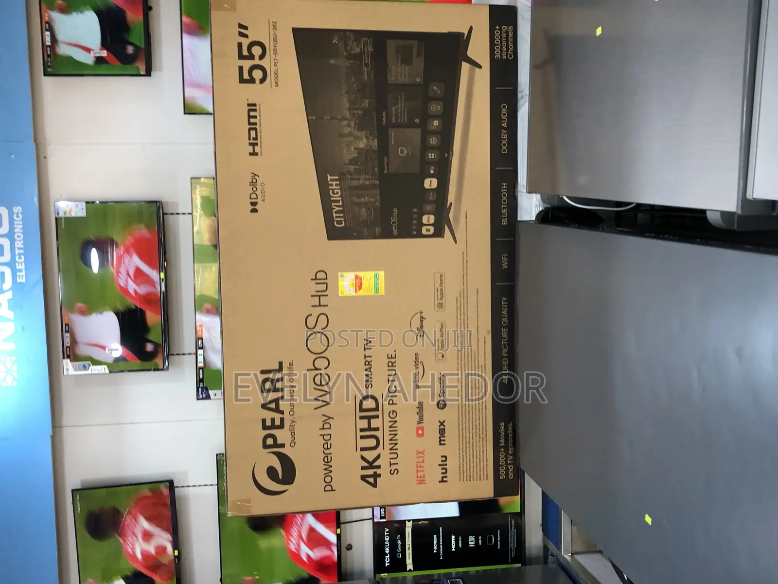 Cute Pearl 55 Inches Smart Tv Full Hud Available