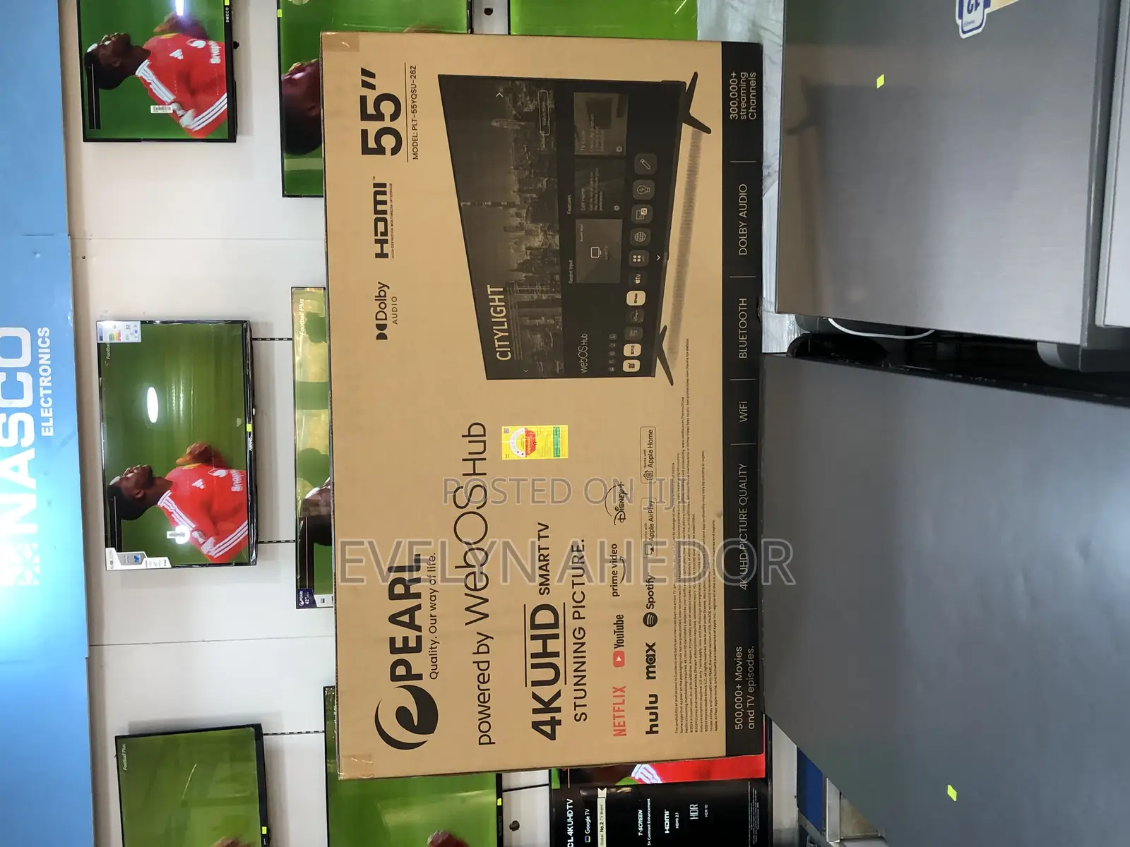 Cute Pearl 55 Inches Smart Tv Full Hud Available