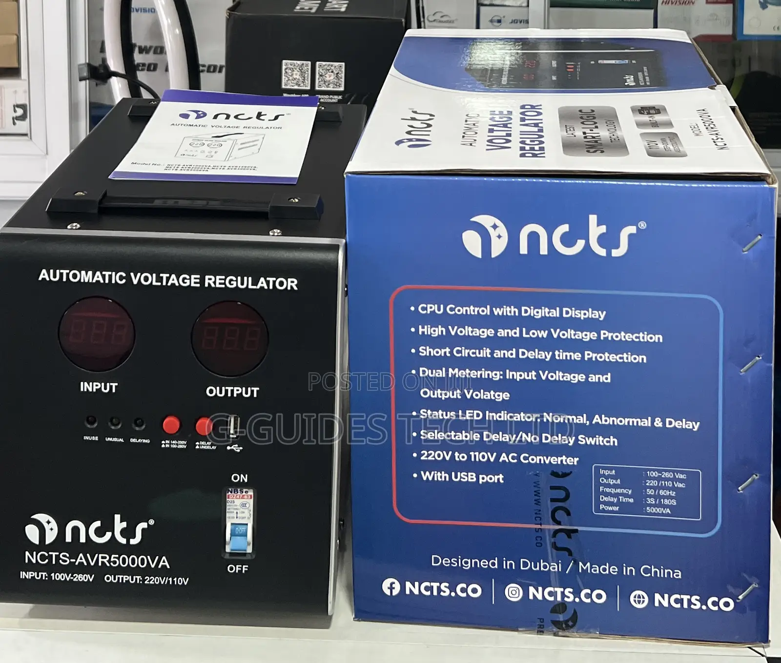 5000va Automatic Voltage Regulator, NCTS 5000va Stabilizer