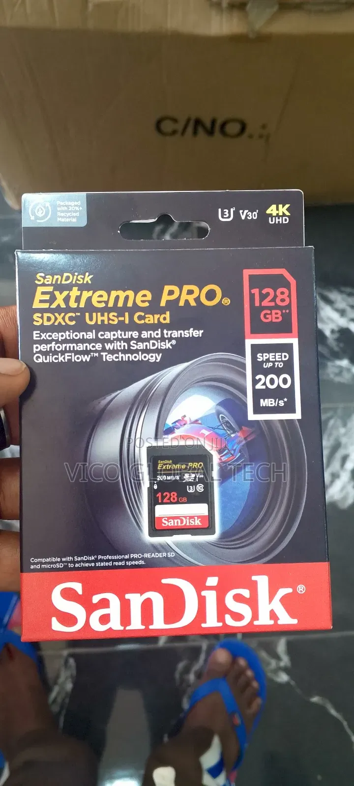Sandisk Extreme Pro Memory Card 128gb