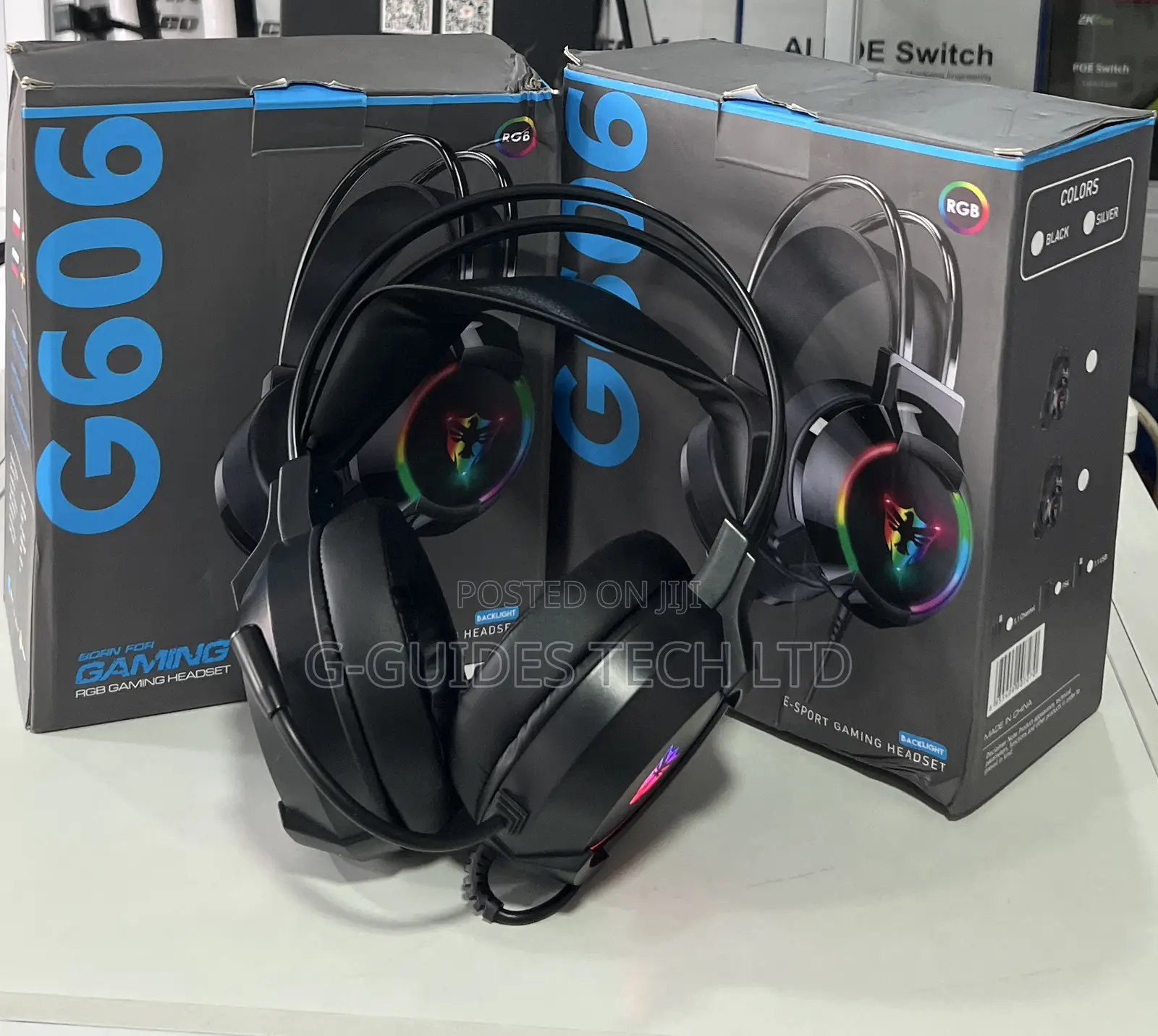 G606 RGB Gaming Headset, Usb 7.1 E-Sport Gaming Headset