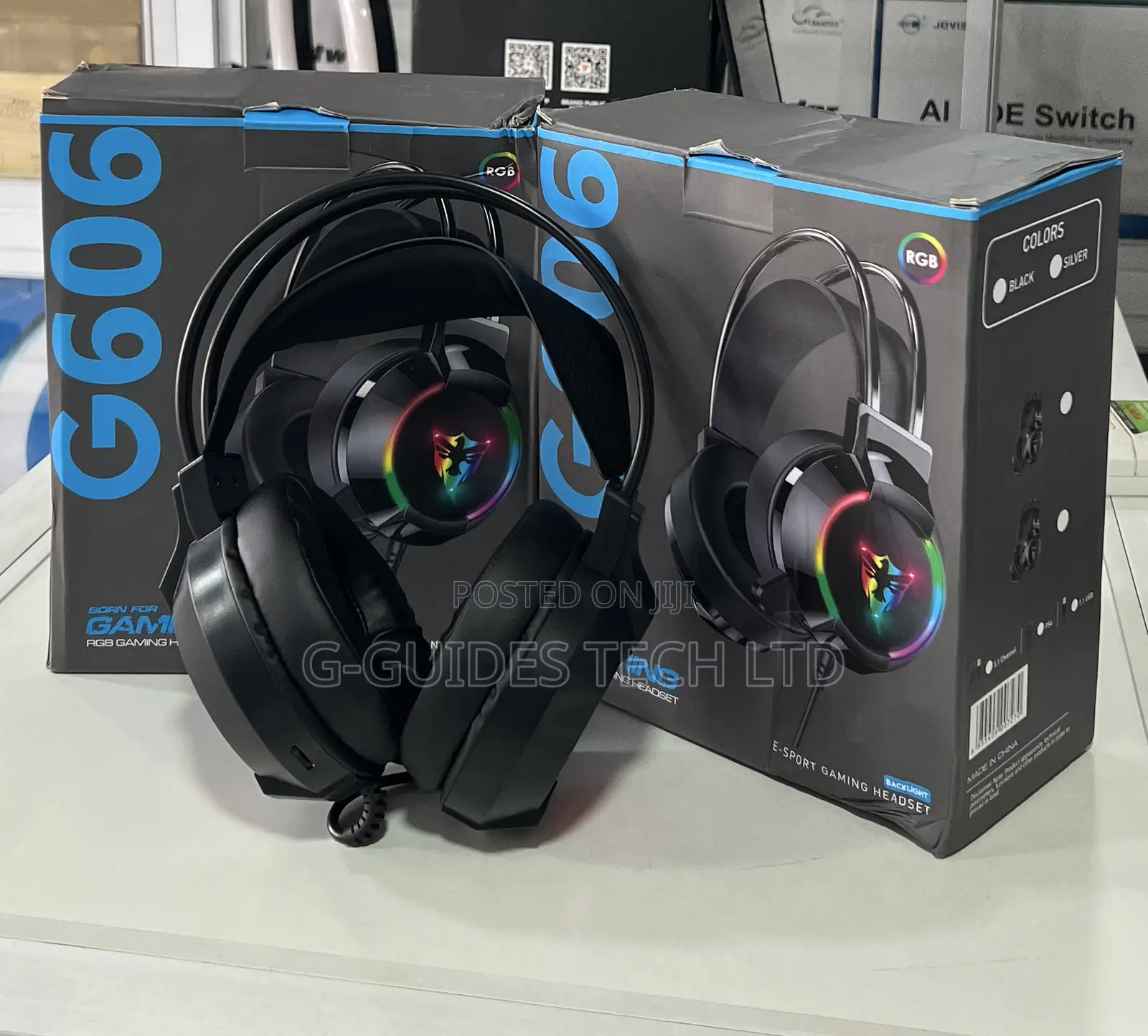 G606 RGB Gaming Headset, Usb 7.1 E-Sport Gaming Headset