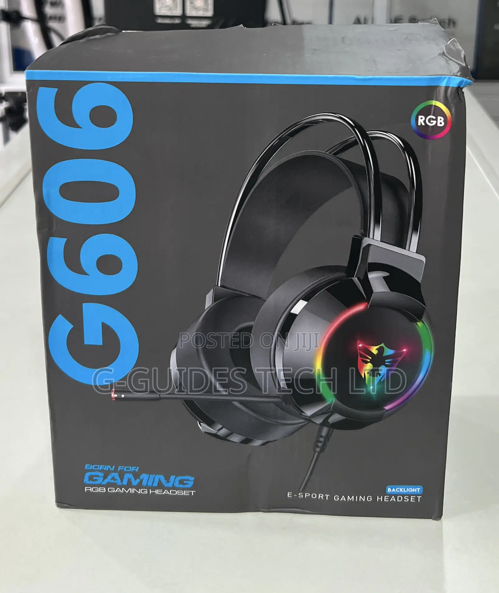 G606 RGB Gaming Headset, Usb 7.1 E-Sport Gaming Headset