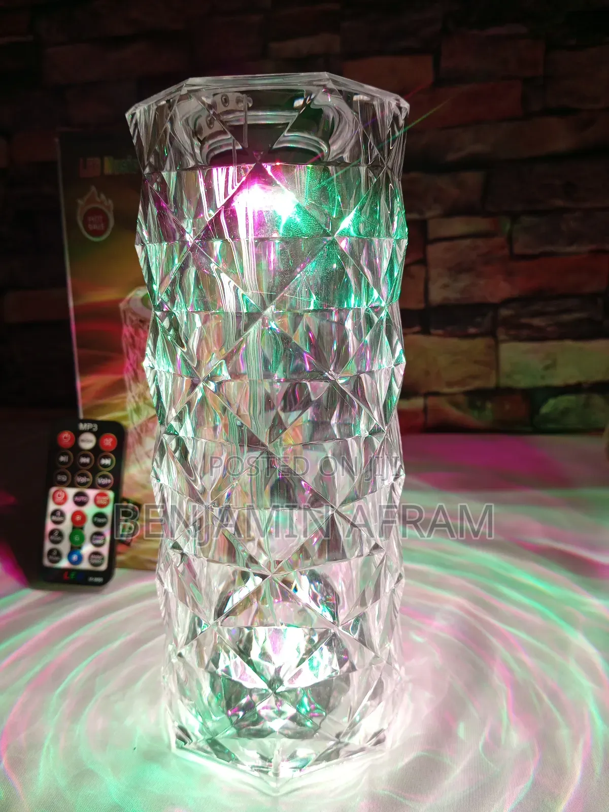 Colorful Crystal Lamp