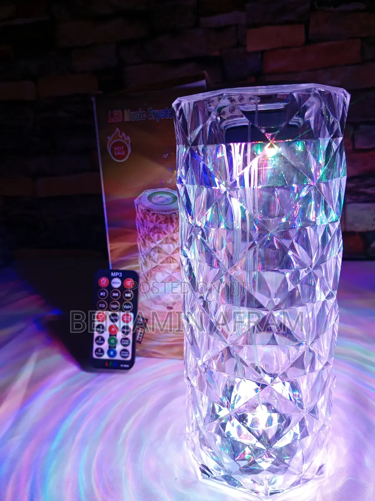 Colorful Crystal Lamp