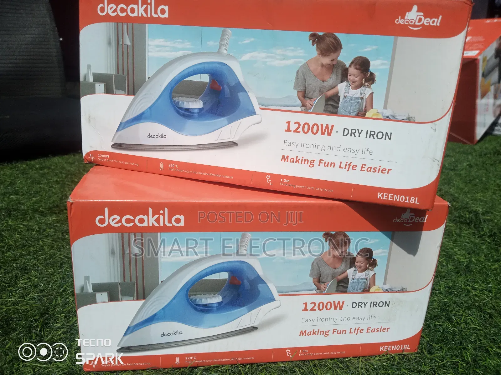 Decakila 1200w Dry Iron Powerful Decakila Dry Iron