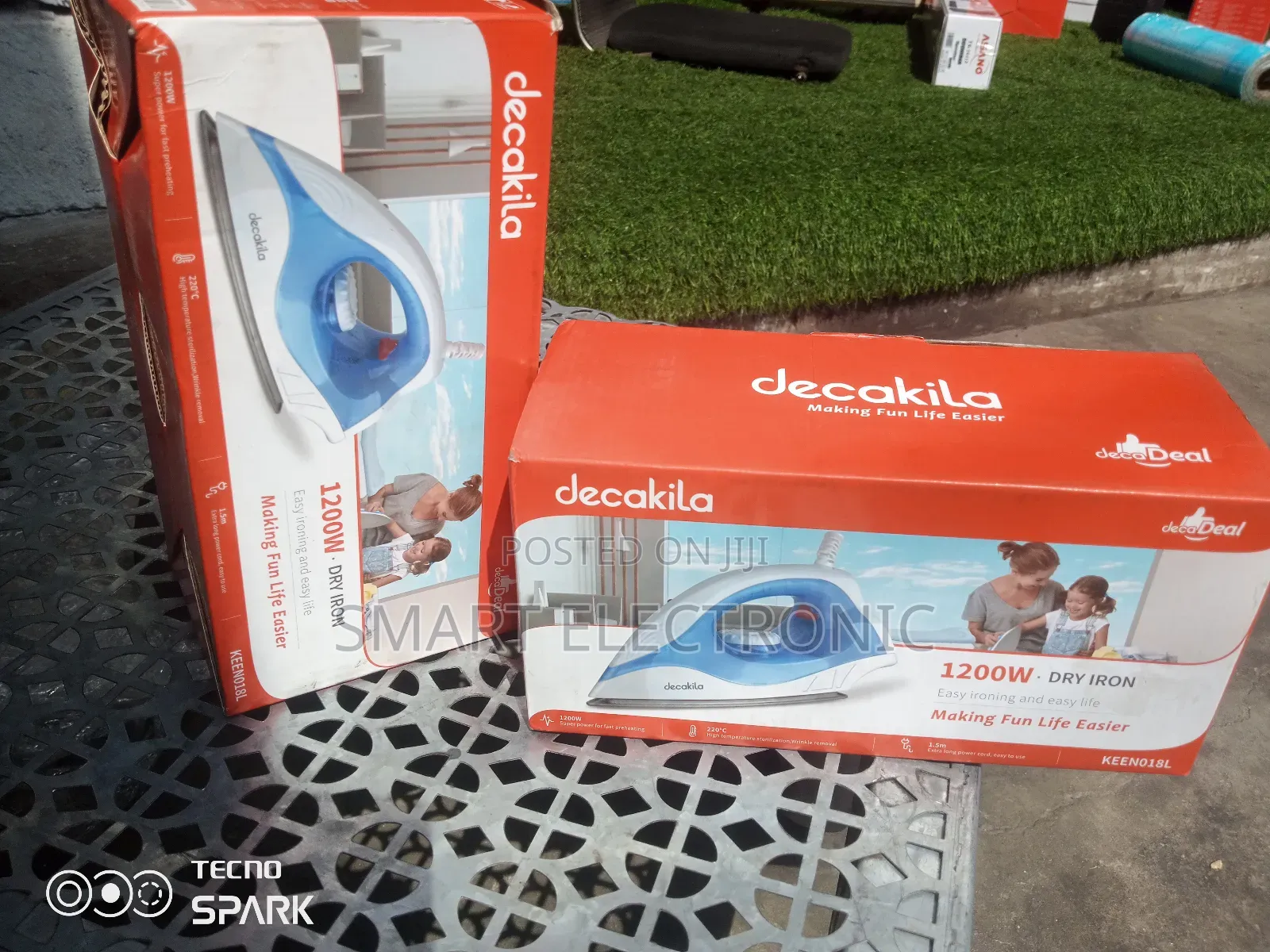 Fully Stocked Decakila Dry Iron Easy Ironing and Easy Life