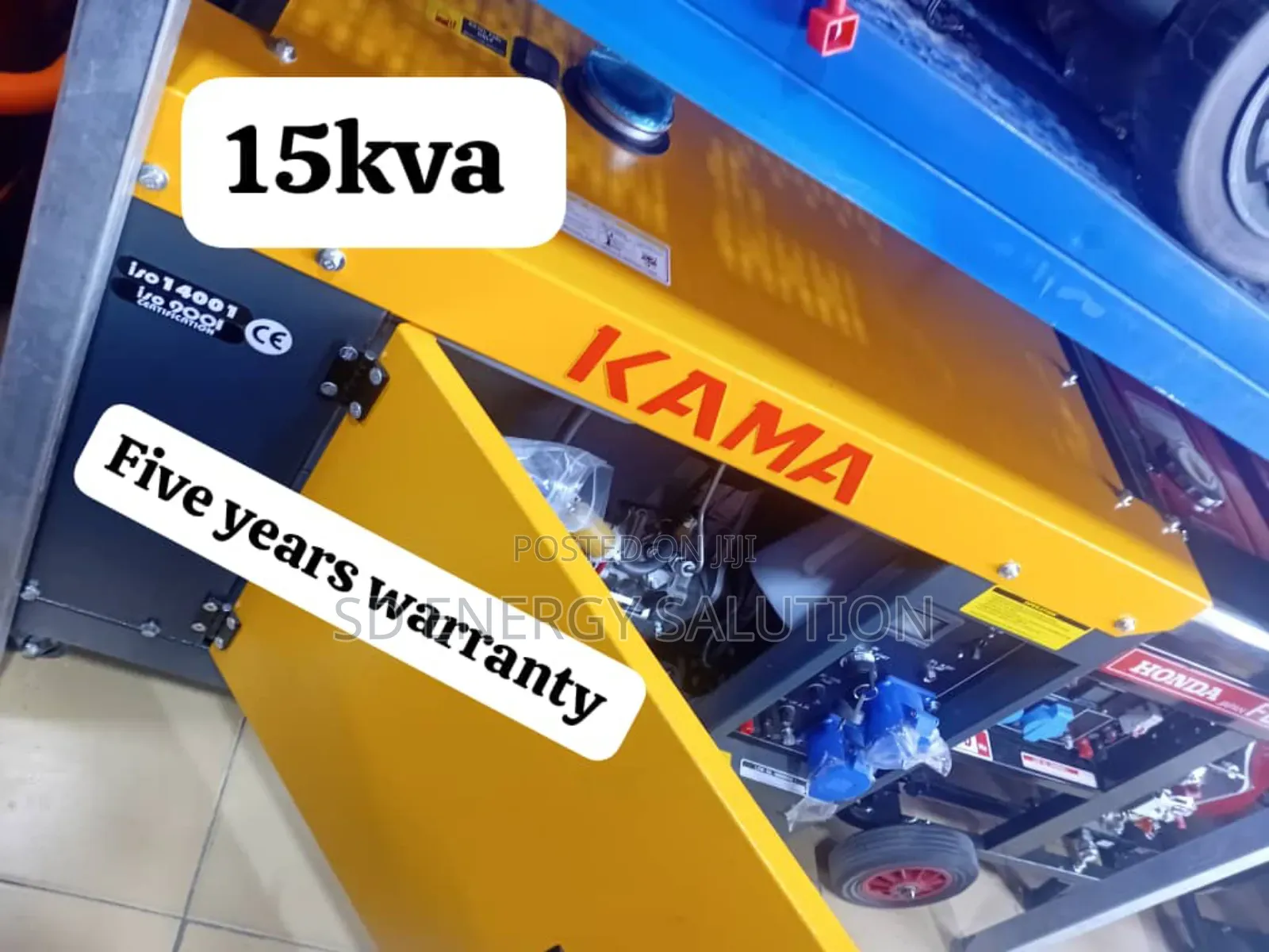 Dependable 15kva 16500watt Kama Diesel Generator