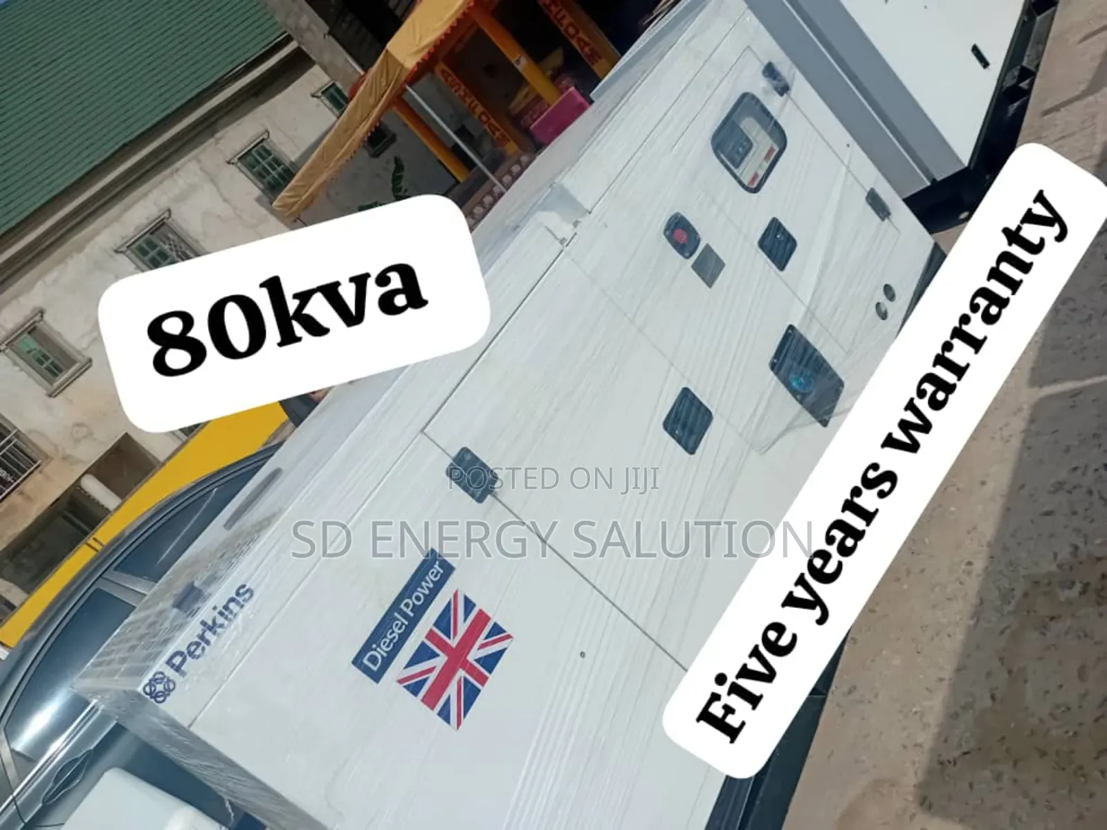 Voltage  Power 100kva Diesel Perkins Plant