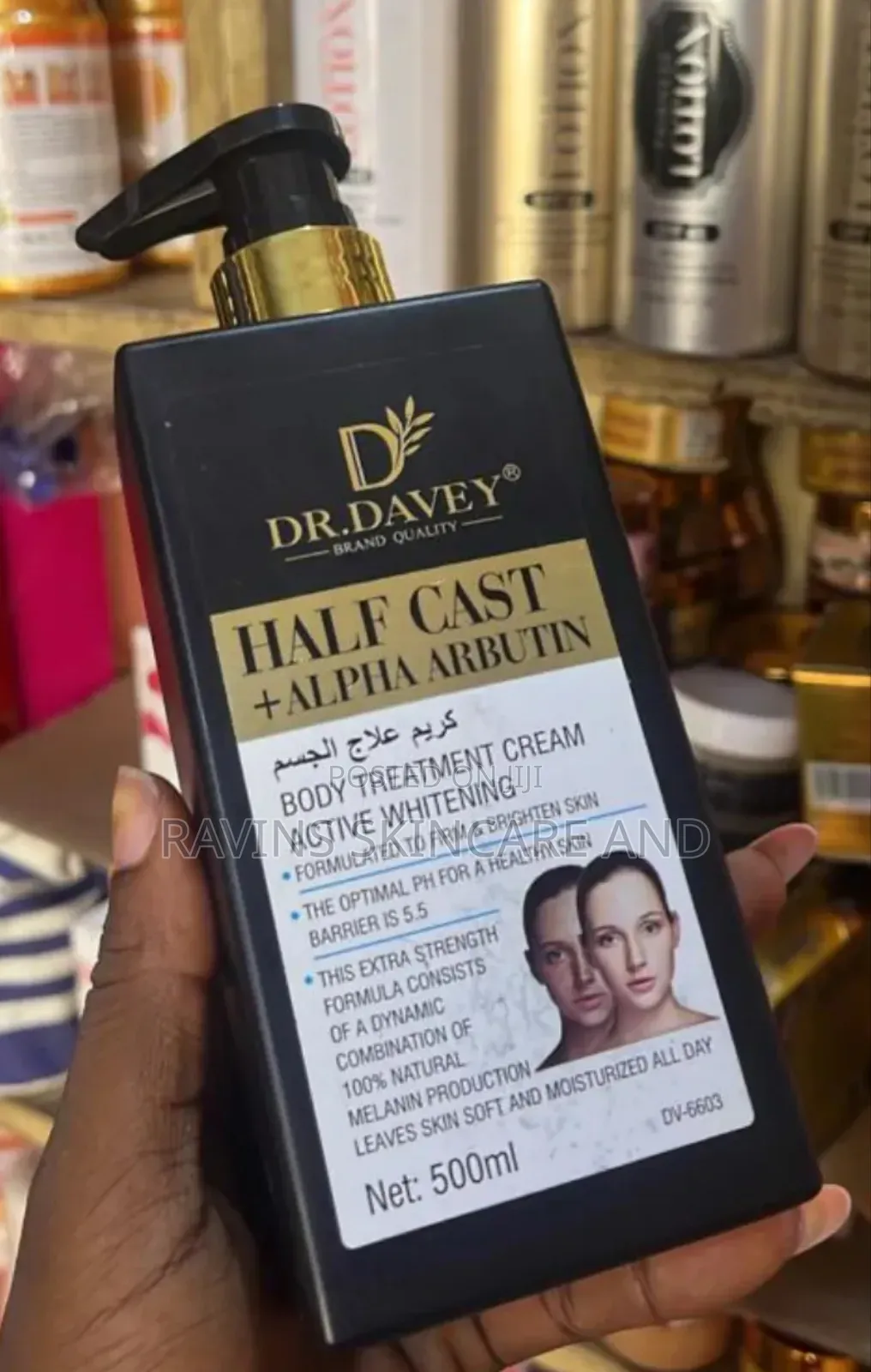 Dr Davey Half Cast Active Whitening Lotion