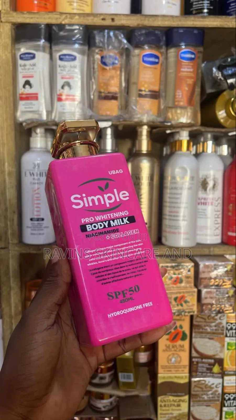Simple Pro Whitening Body Milk
