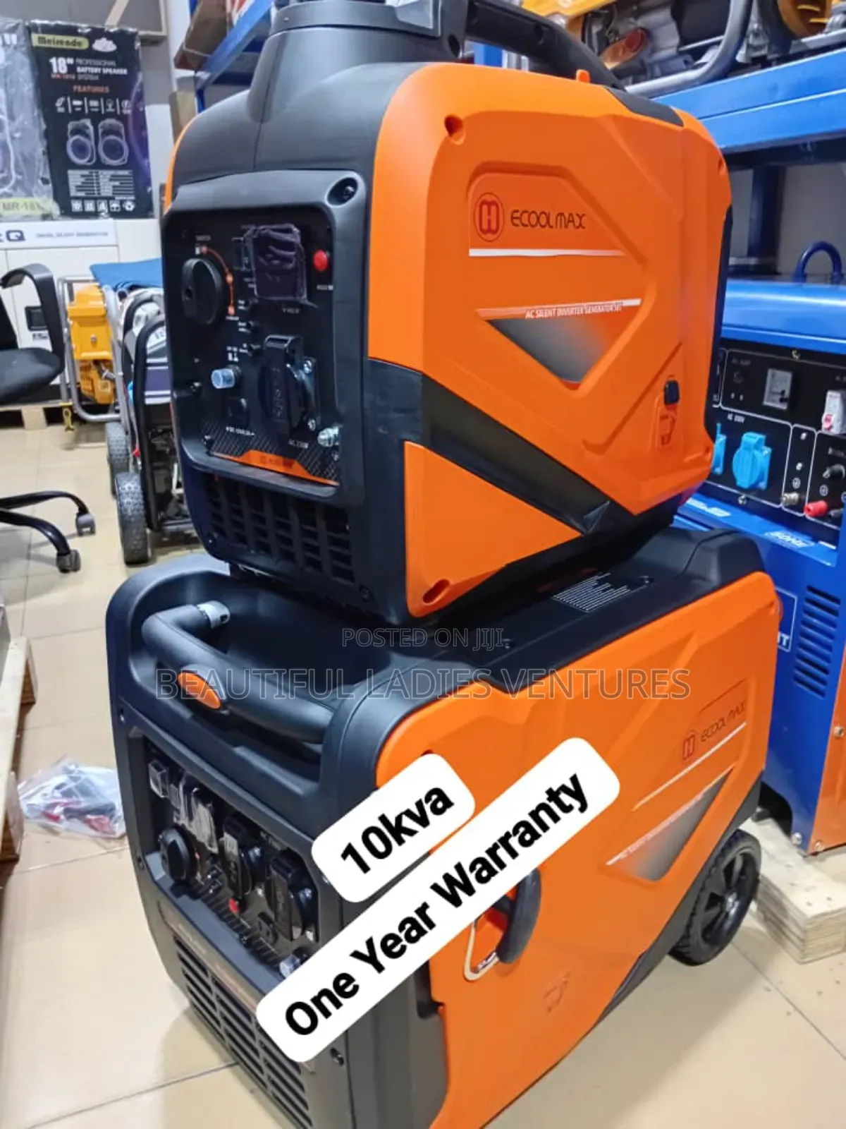 Corrosion Proof Ecoolmax 10kva Inverter Generator Gasoline