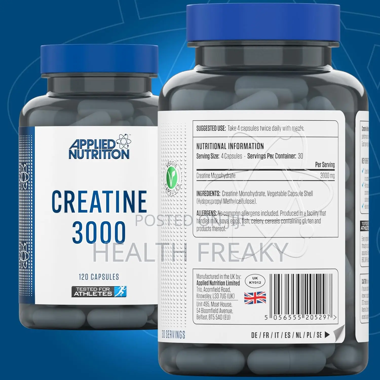 Creatine Monohydrate Applied Creatine Muscle Builder Energy