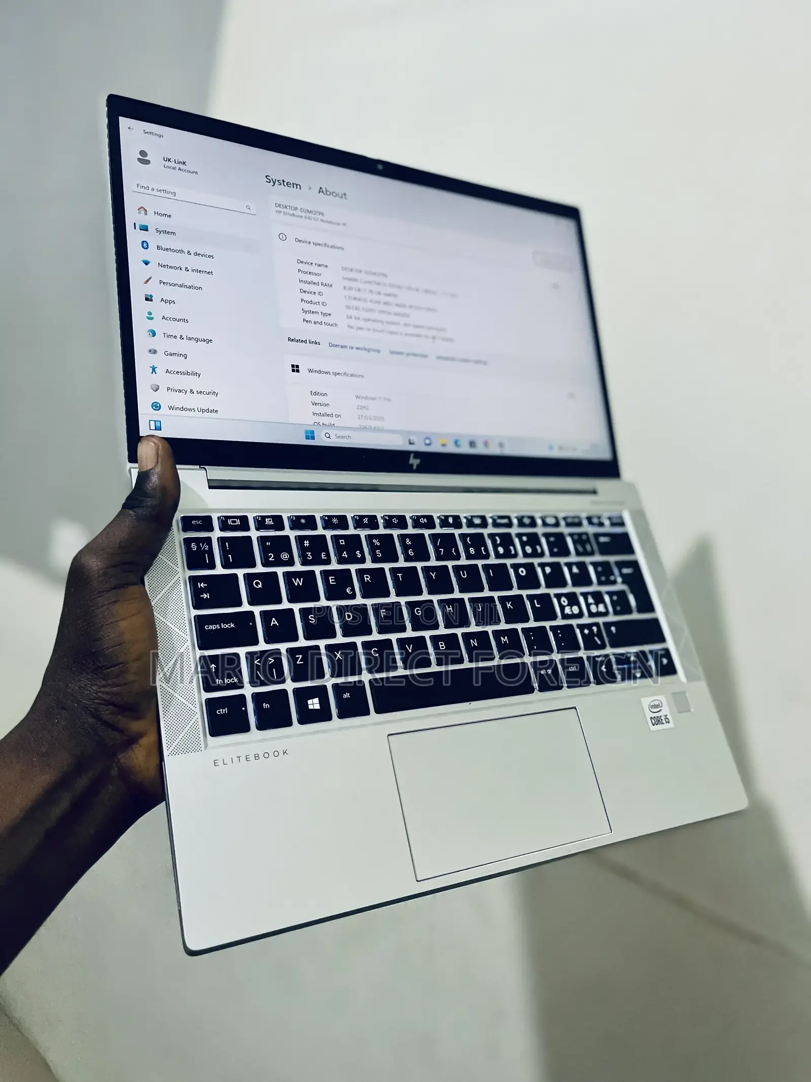 New Laptop HP EliteBook 830 G7 16GB Intel Core i5 SSD 256GB