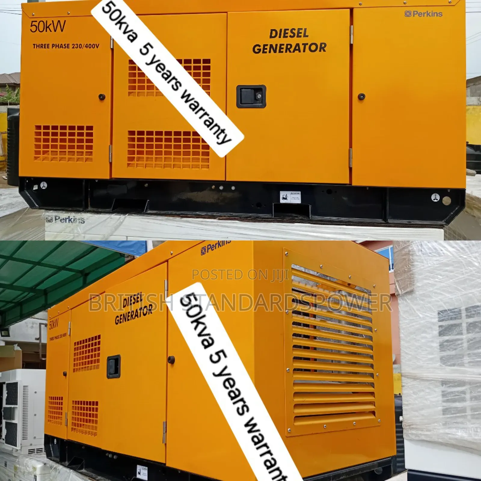 50kva Diesel Generator Heavy Duty Genset 50kva