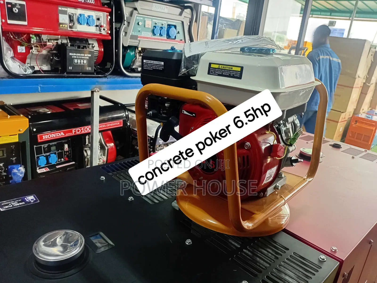 Less Fuel Consumption 6.5hp Concrete Vibrator
