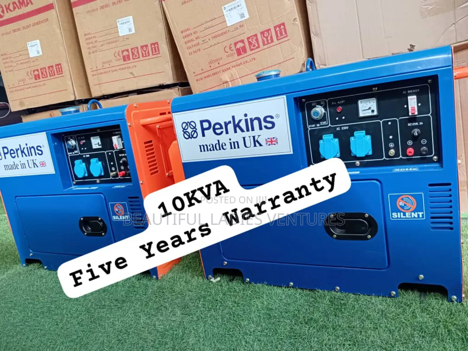 Easy to Install Perkins 10kva Diesel Generator