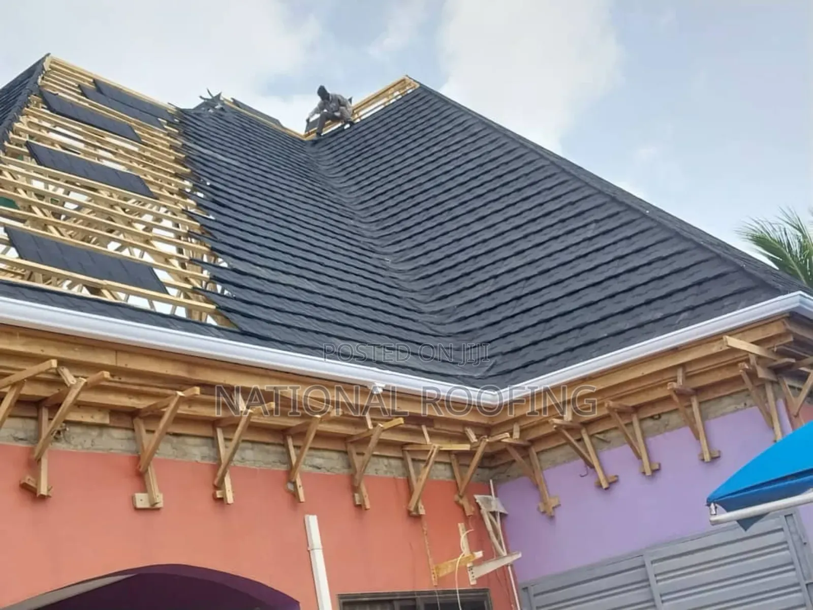 Parapet and Roofing at Kasoa