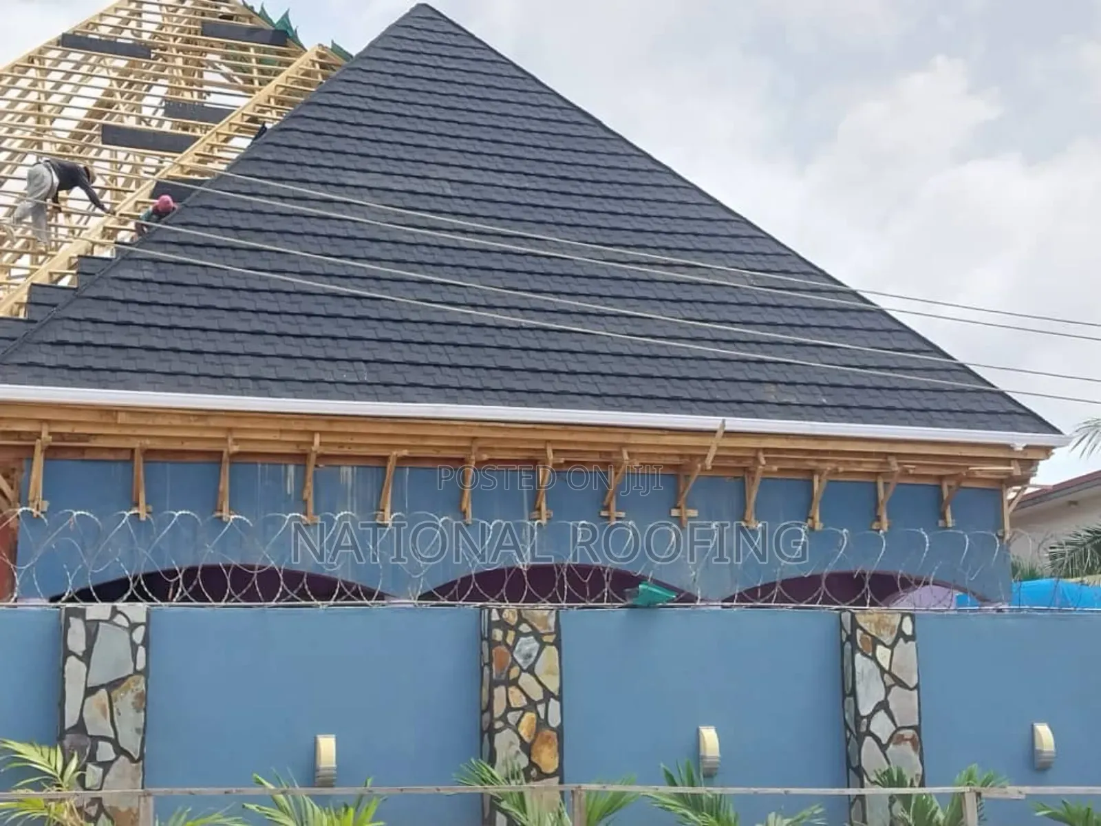 Parapet and Roofing at Kasoa