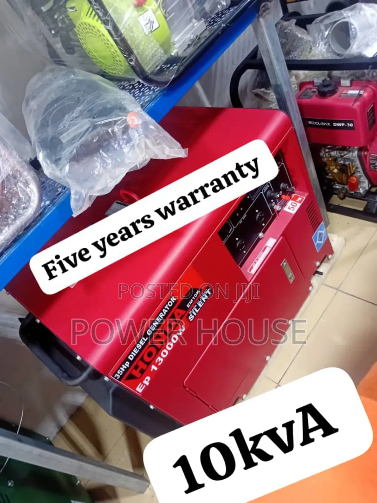 Power Tech Pro 10kva 13000watts Honda Diesel Generator