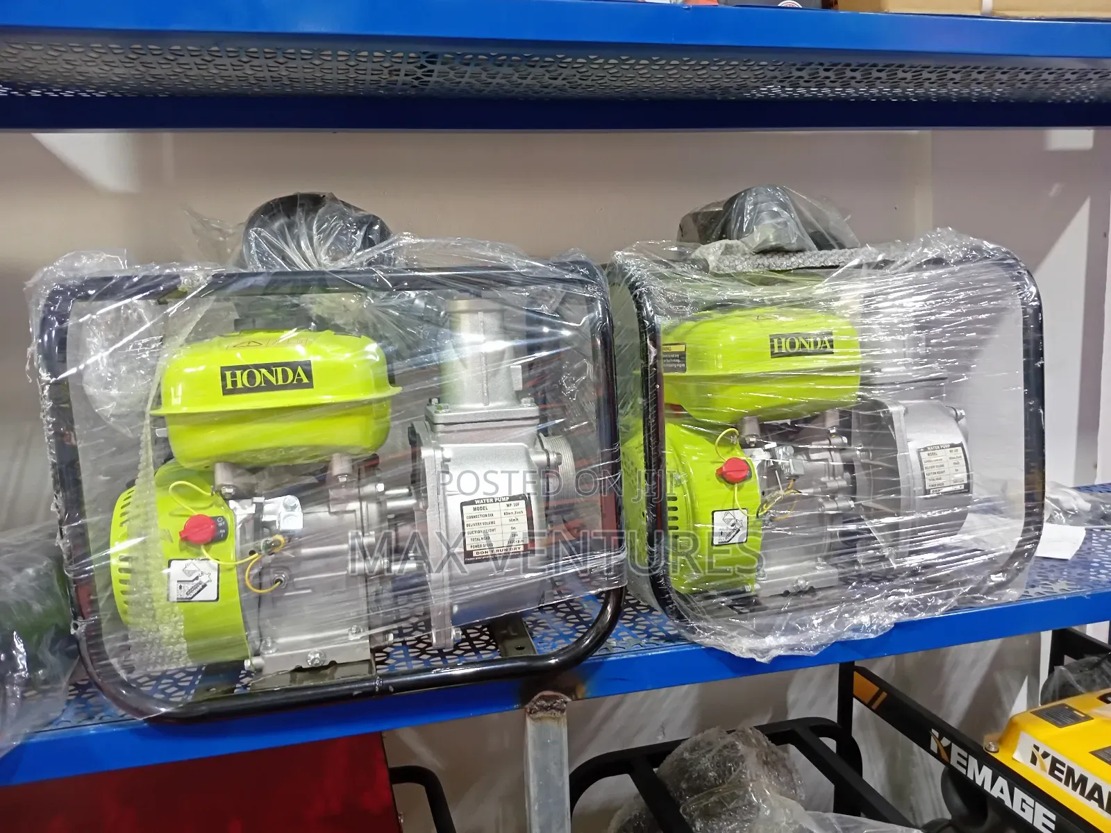 Honda 3 Inches Water Pump Gasoline Increased Productivity