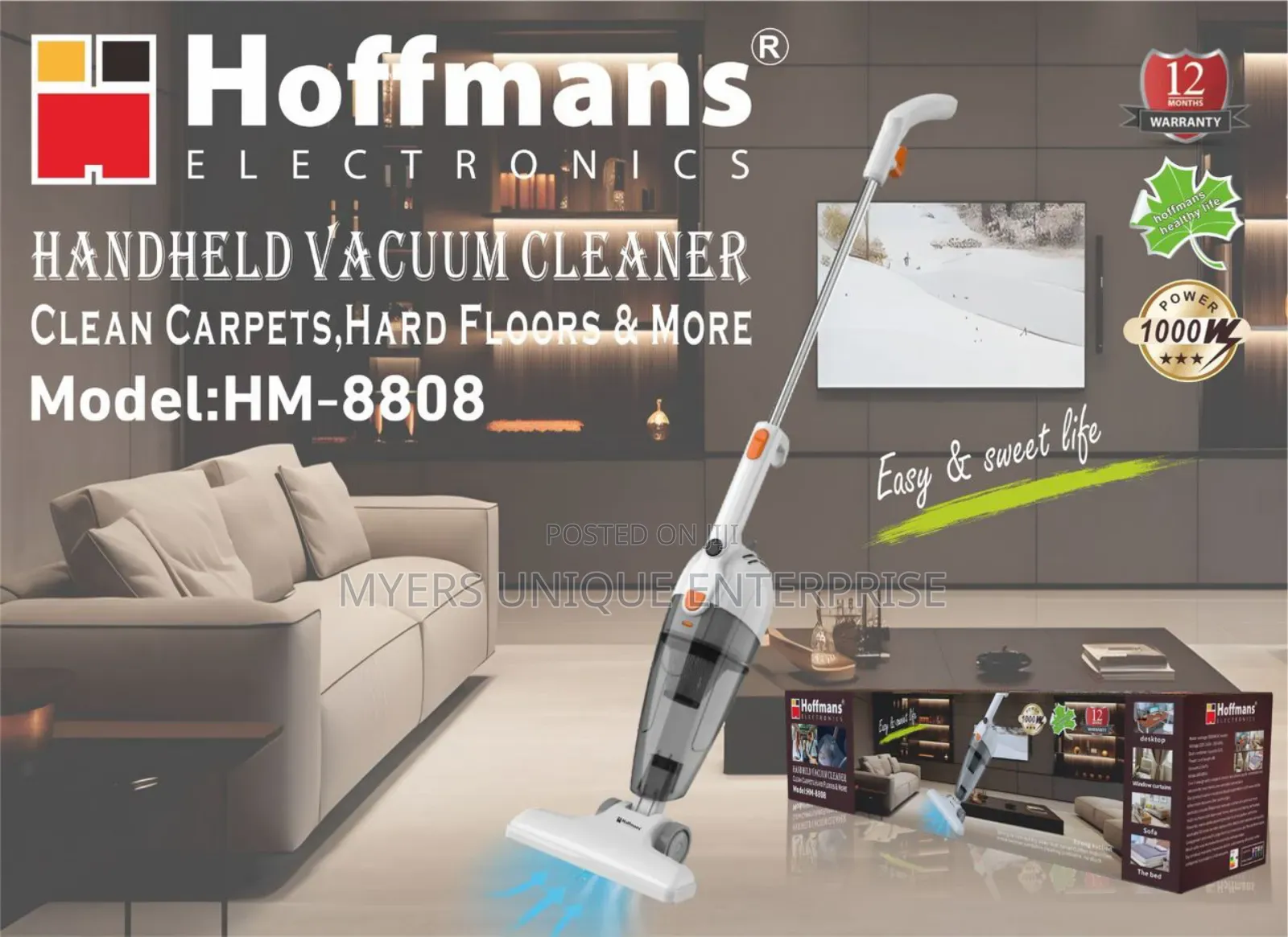 Premium Quality Hoffmans Vacuum Cleaner +Extra Filter