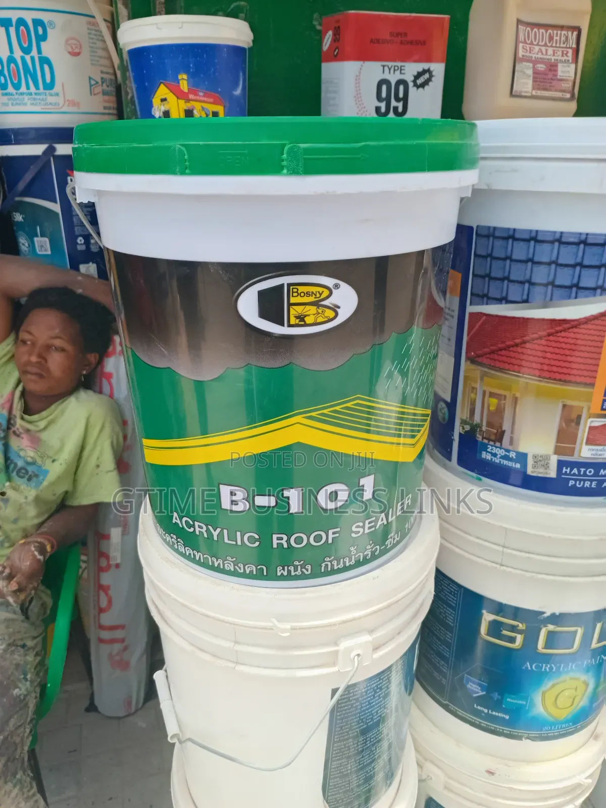 B-101 Acrylic Roof Sealer (Waterproof/Dump Proof) - 20l