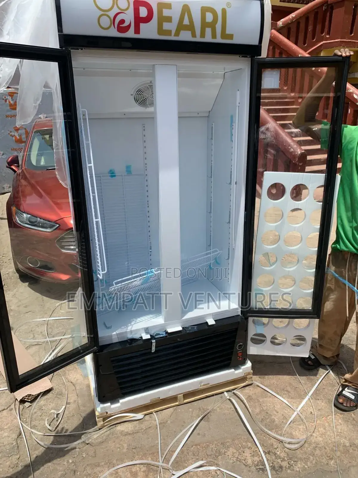 Pearl Double Door Display Refrigerator