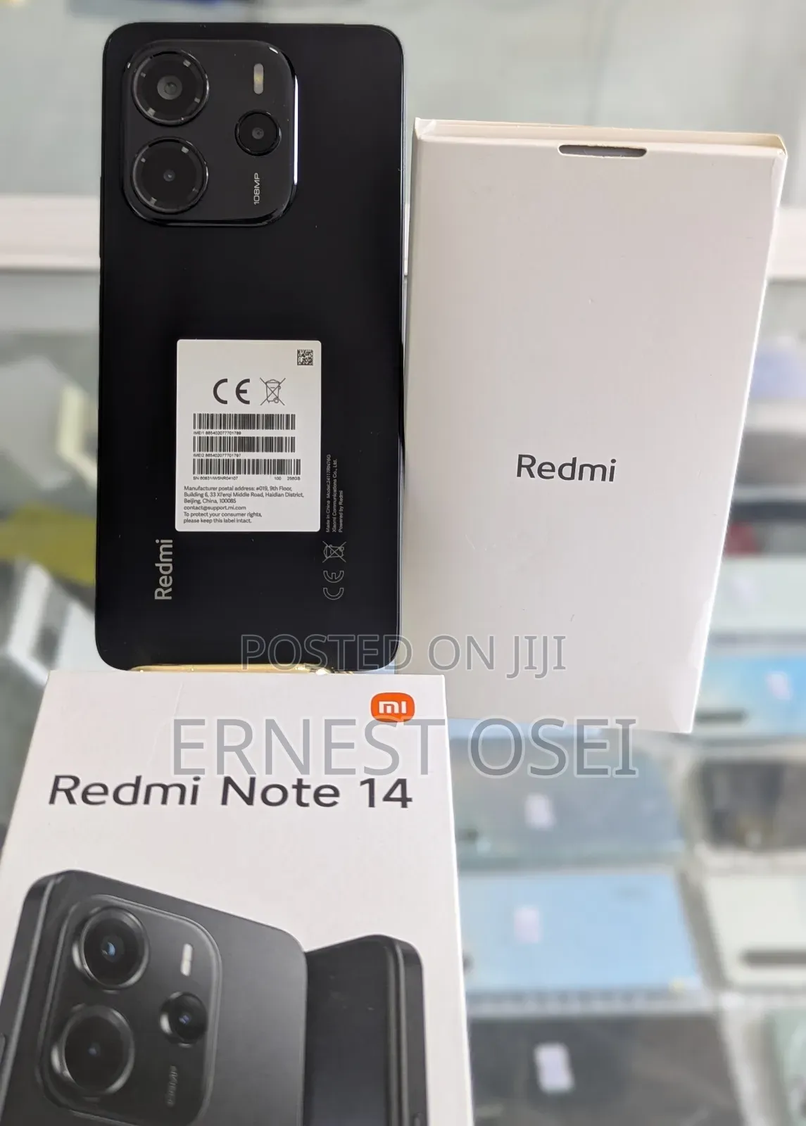 New Xiaomi Redmi Note 14 4G 256 GB Black